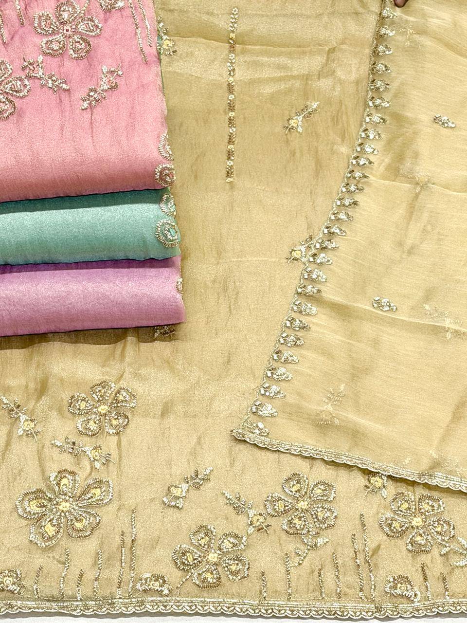 Siara By Fashid Wholesale Stylish Beautiful Colourful Gabana Simmer Dresses At Wholesale Price